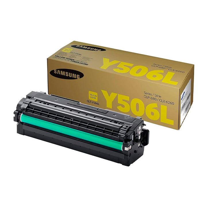 SU519A (CLT-Y506L) - Cartouche laser Samsung compatible jaune (3 500 pages) main image 0