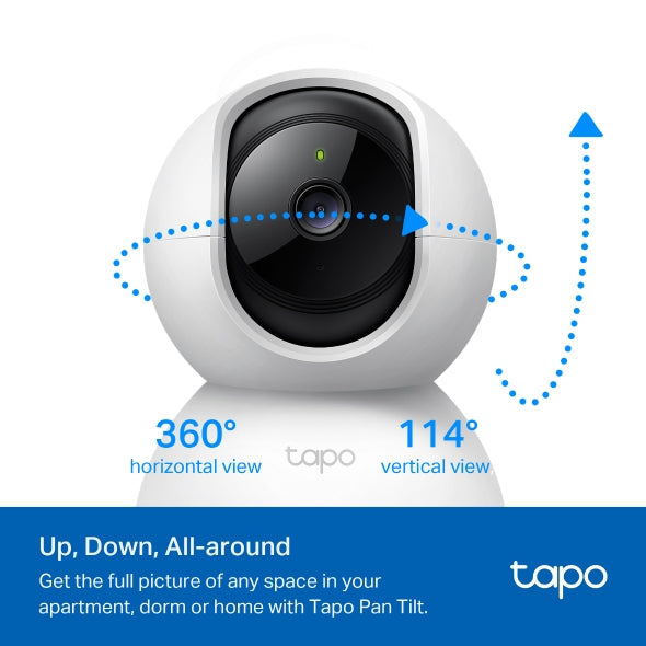 TP-LINK TAPO C200C Cámara de seguridad WIFI 2MP 360º PT