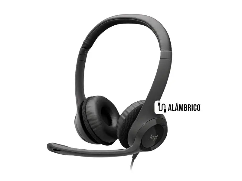 Audifono C/Microf. Logitech H390 Usb Noise Cancelling Black (981-000014)