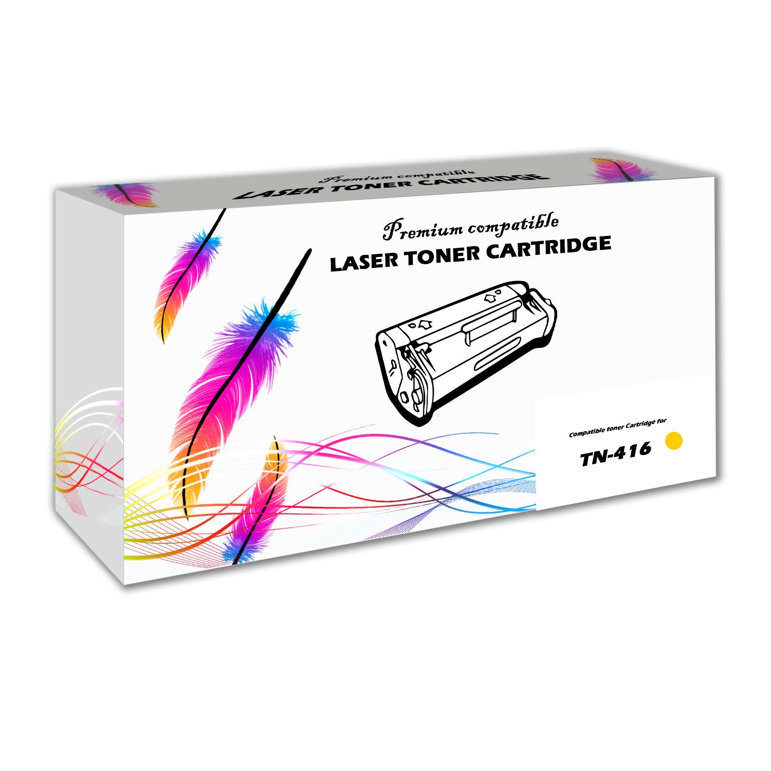  Toner Brother TN-416 Yellow 6,5K Pág. HL-L8260CDW Compatible