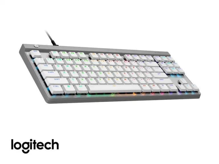Teclado Gamer Logitech G515 TKL (920-012869) — Mecánico, LED RGB, Blanco