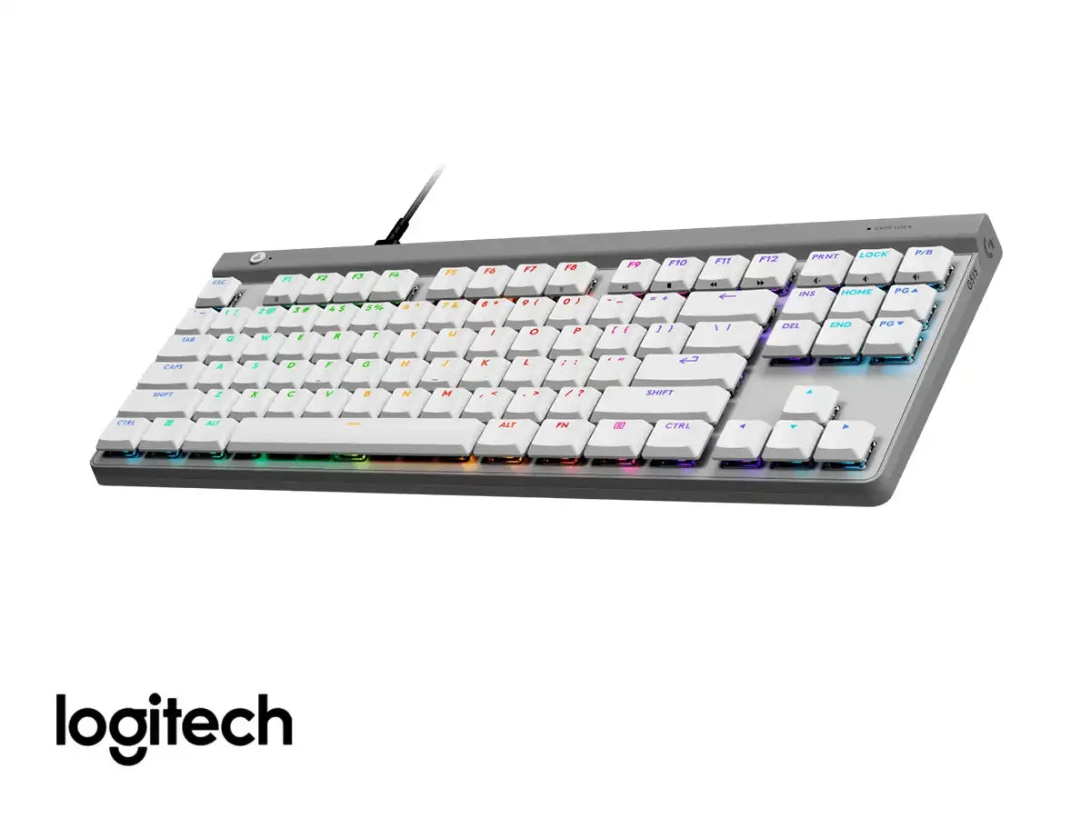 Teclado Gamer Logitech G515 TKL (920-012869) — Mecánico, LED RGB, Blanco