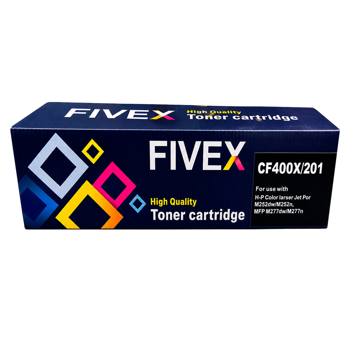 Kit de Tóner Compatible FIVEX HP 201X CMYK para HP Color LaserJet Pro M252, M274 y MFP M277 | Alto Rendimiento