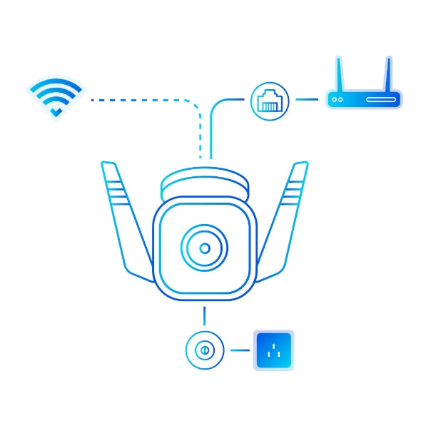 Cámara de Seguridad Wi-Fi TP-Link Tapo C310 3 MP (2K) con Audio