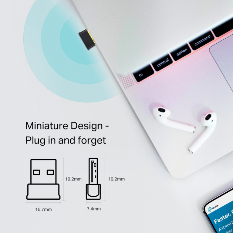 Adaptador Usb Tp-link Archer T2ub Nano Wi-fi Y Bluetooth