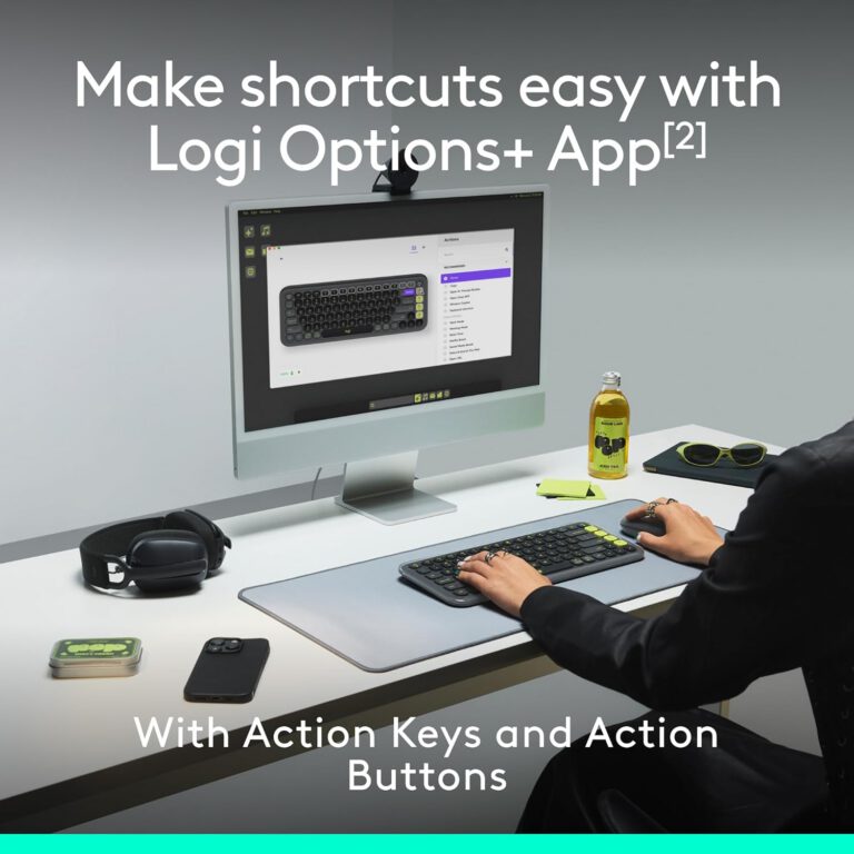 Teclado + mouse Logitech POP ICON COMBO Graphite
