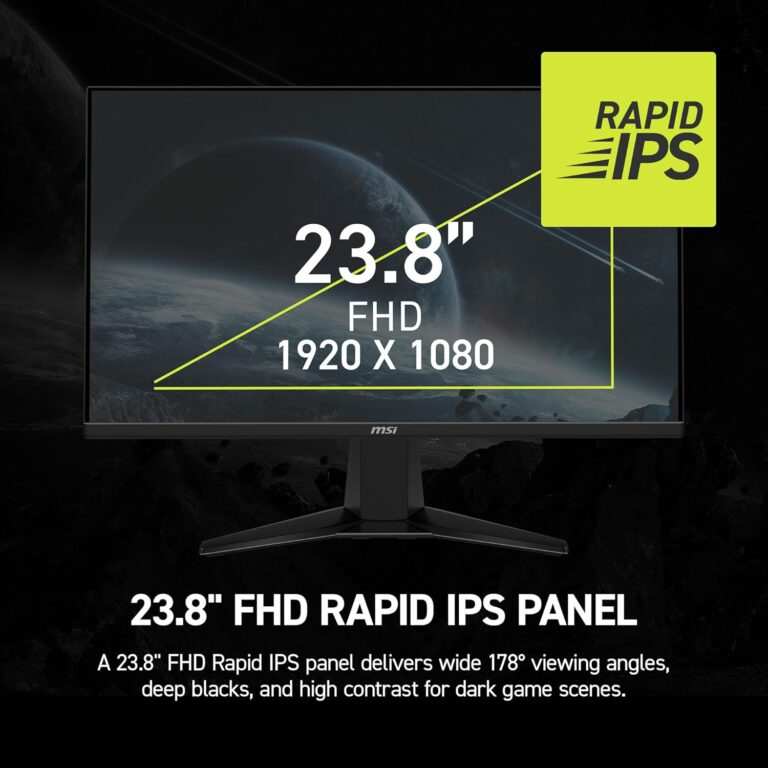 Monitor Gamer 24 MSI MAG 245F X24 IPS FHD 240Hz 0.5ms FreeSync