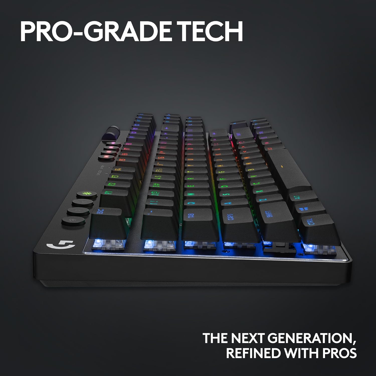 Teclados Gaming Logitech G PRO X TKL Lightspeed USB Black Inalambrio