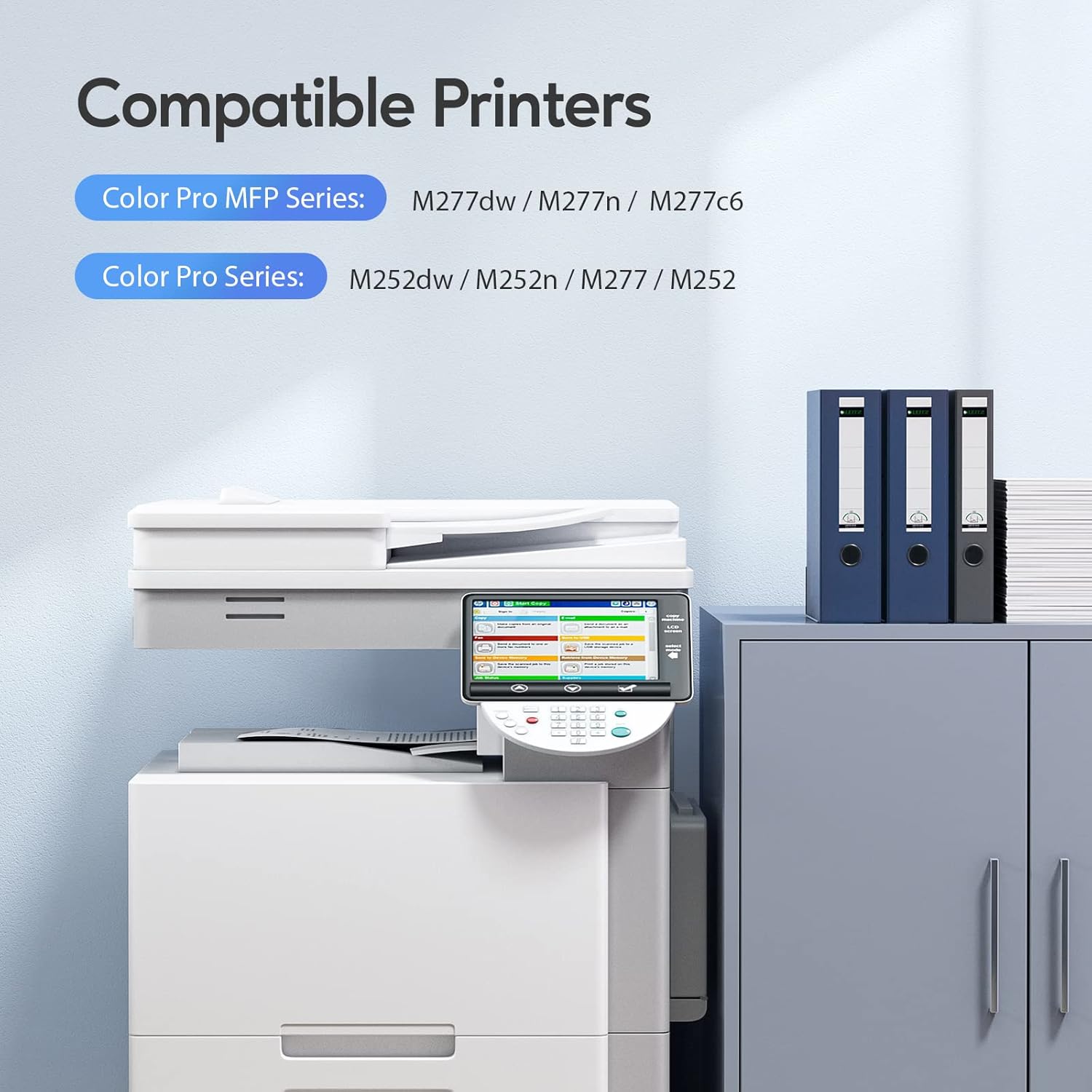 Tóner Compatible FIVEX 201X Negro CF400X para HP Color LaserJet Pro M252, M274 y MFP M277 | 2,800 Páginas