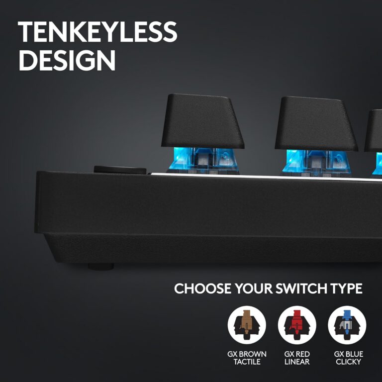 Teclados Gaming Logitech G PRO X TKL Lightspeed USB Black Inalambrio
