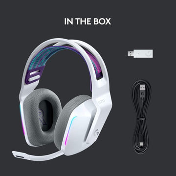 Audífono Gaming Logitech G733 LIGHTSPEED Inalámbrico Blanco