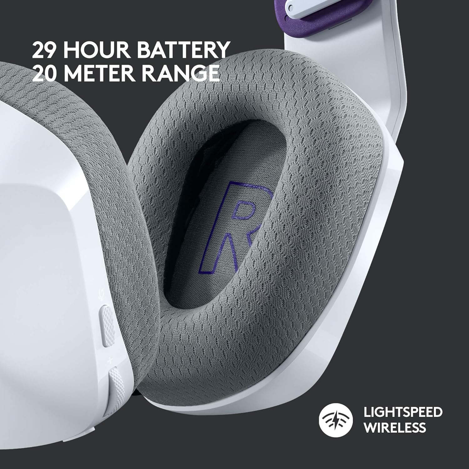 Audífono Gaming Logitech G733 LIGHTSPEED Inalámbrico Blanco