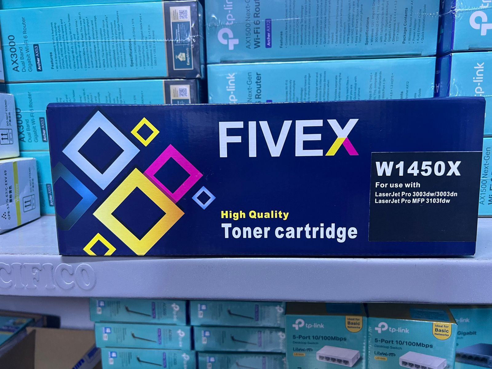 Toner Compatible FIVEX 145X W1450X Negro Pro 1700,MFP 3103 3800 Pgs