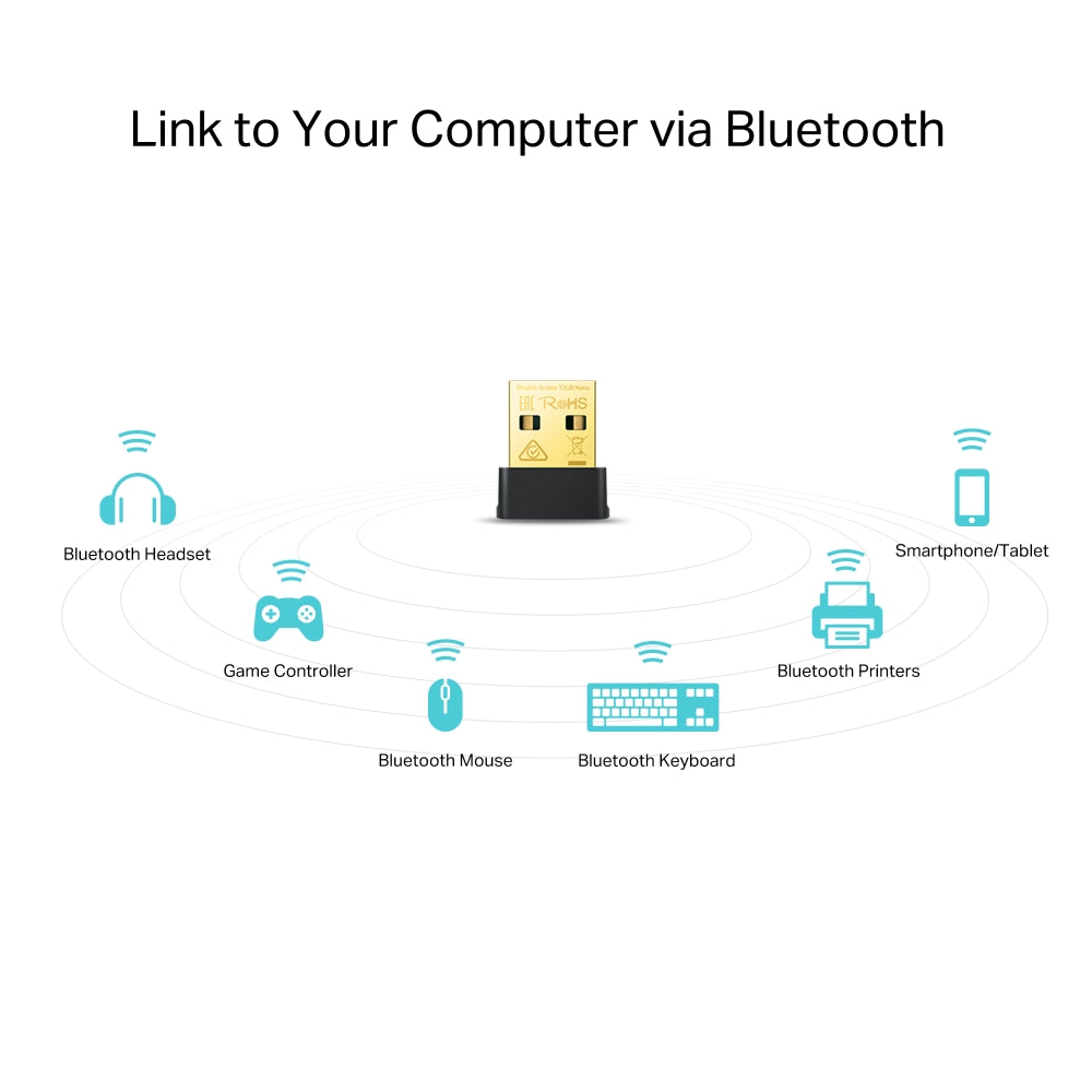 Adaptador Usb Tp-link Archer T2ub Nano Wi-fi Y Bluetooth