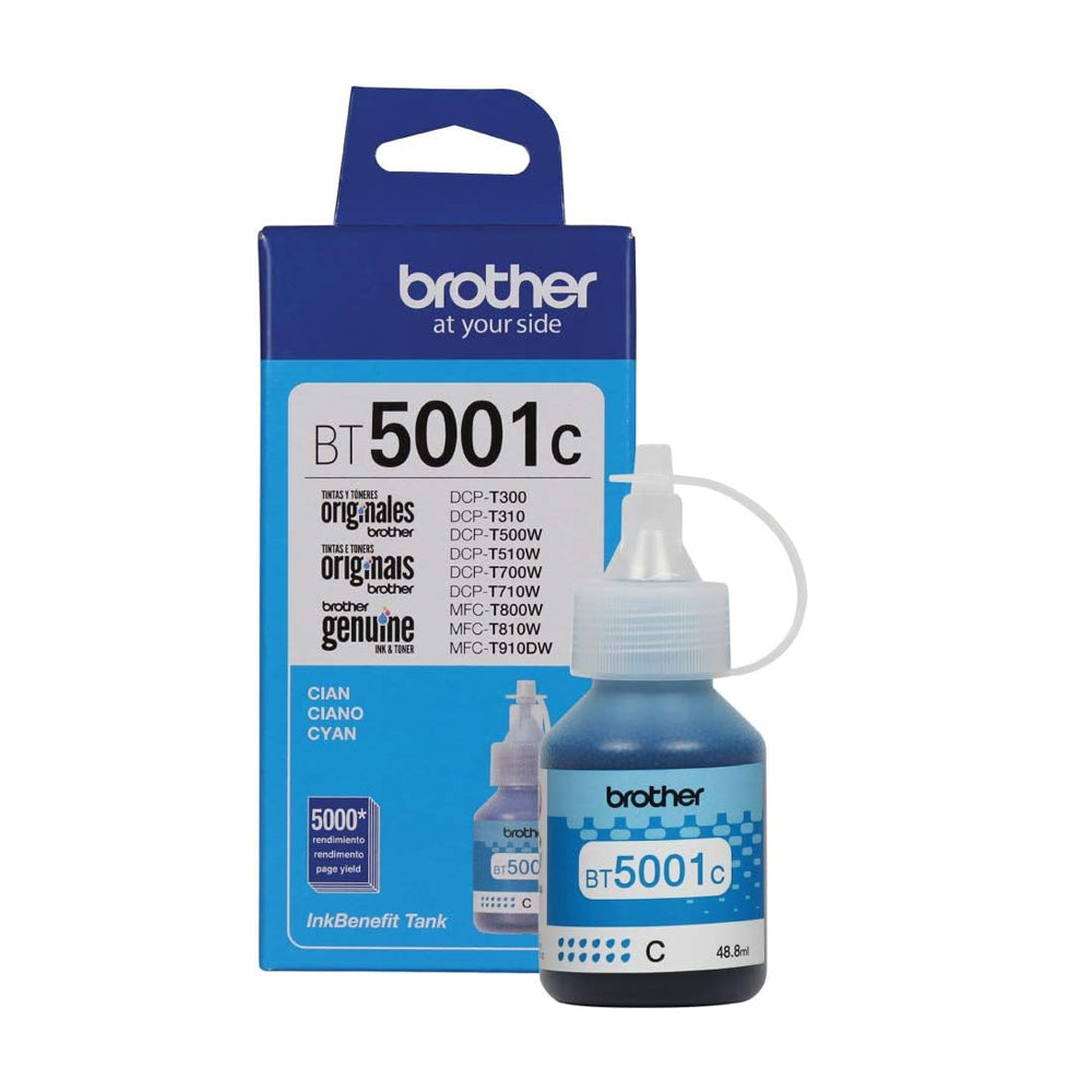Tinta Brother Bt-5001C Cian Dcp-T300W/500W/700W