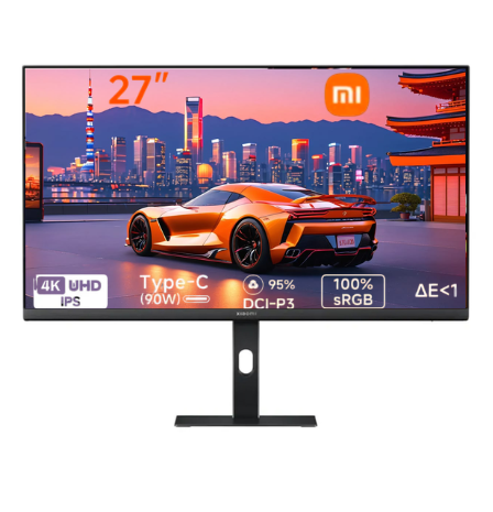 Monitor Xiaomi A27Ui 27″ UHD 4K IPS 60Hz 6ms USB-C Negro