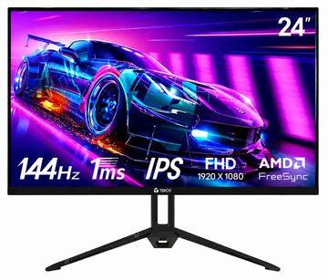 MONITOR TEROS IPS TE-2417S 24" 144HZ/ 1MS/ FHD / HDMI/ DP/ VESA/