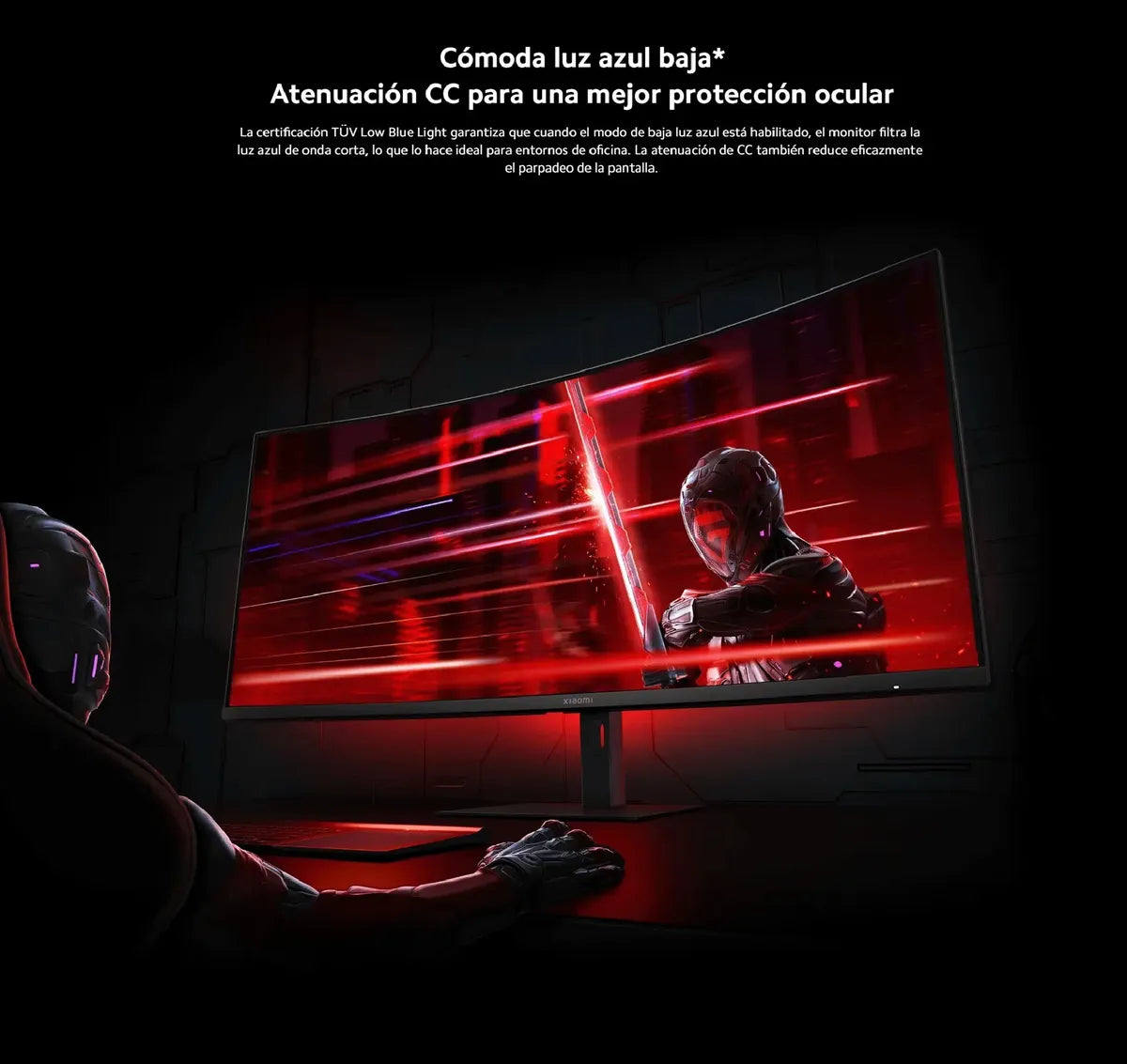 Monitor Xiaomi Curvo G34WQi 34″ WQHD 180Hz 1ms UltraWide Gaming Negro