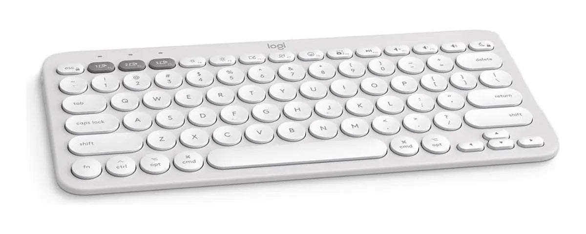 Teclado Logitech Pebble 2 K380s Bluetooth Inalámbrico White