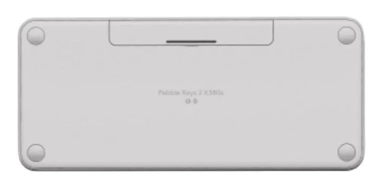 Teclado Logitech Pebble 2 K380s Bluetooth Inalámbrico White