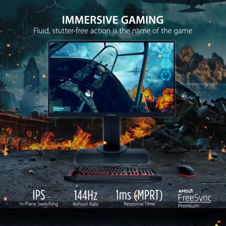 Monitor ViewSonic XG2405 IPS 23.8” Full HD 144Hz 1ms HDMI