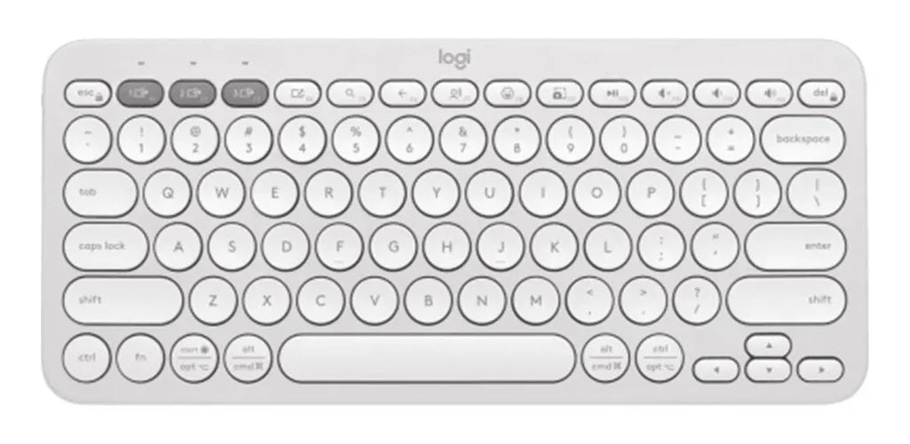 Teclado Logitech Pebble 2 K380s Bluetooth Inalámbrico White