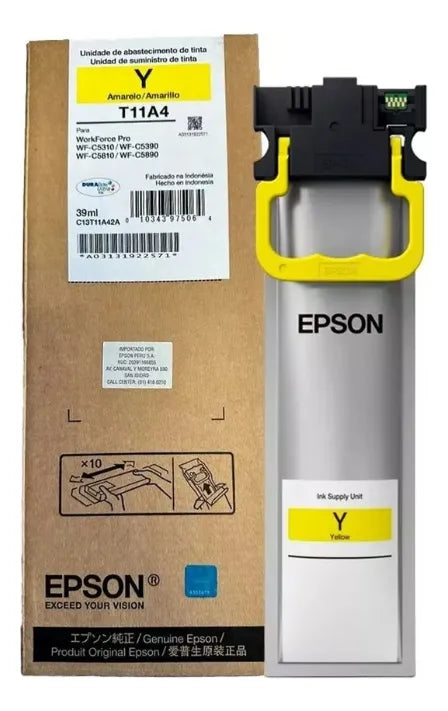 Pack de Tinta Epson Para Workforce C5810/C5310/C5390/C5890