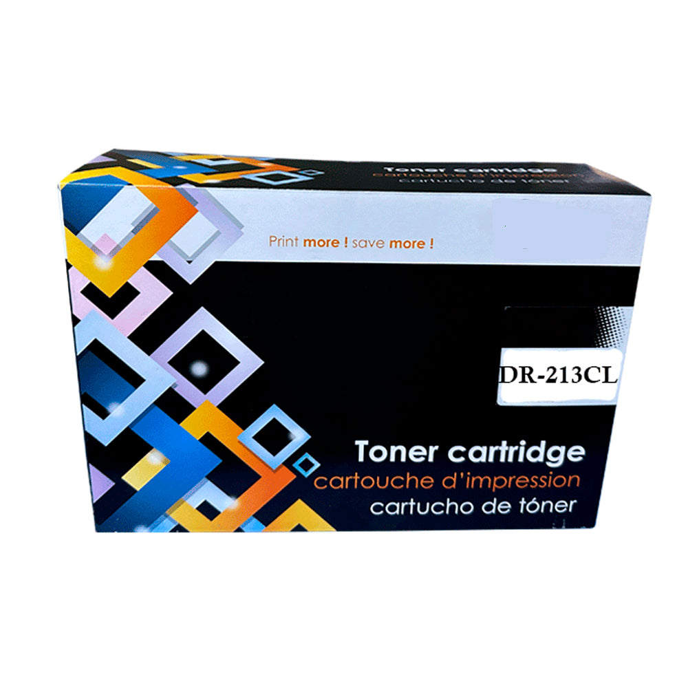 Optimiza el rendimiento de tu impresora con el Drum compatible DR-213CL. Diseñado para ofrecer impresiones nítidas y de alta calidad, es ideal para oficinas y usuarios exigentes.