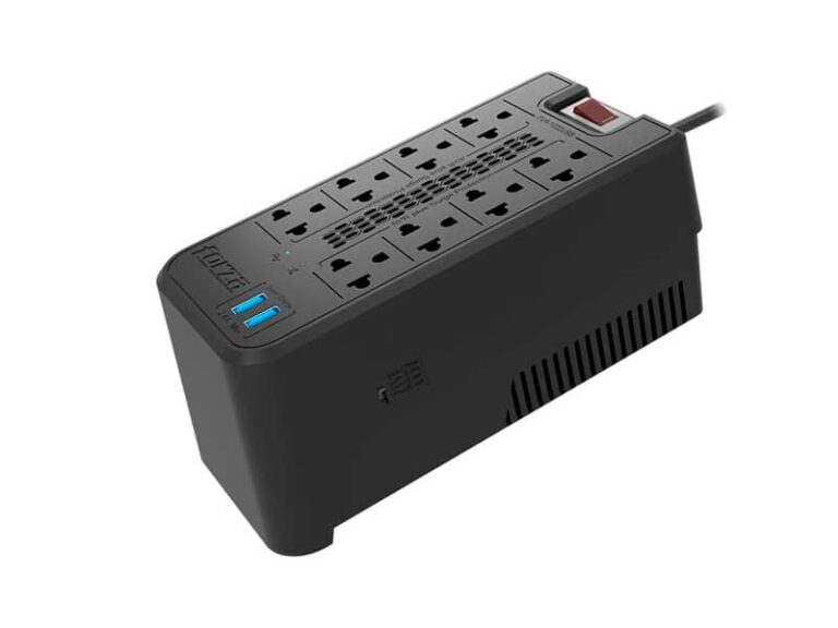 Estabilizador Forza FVR-1222USB 1200VA 600W 8 Tomas + 2 USB