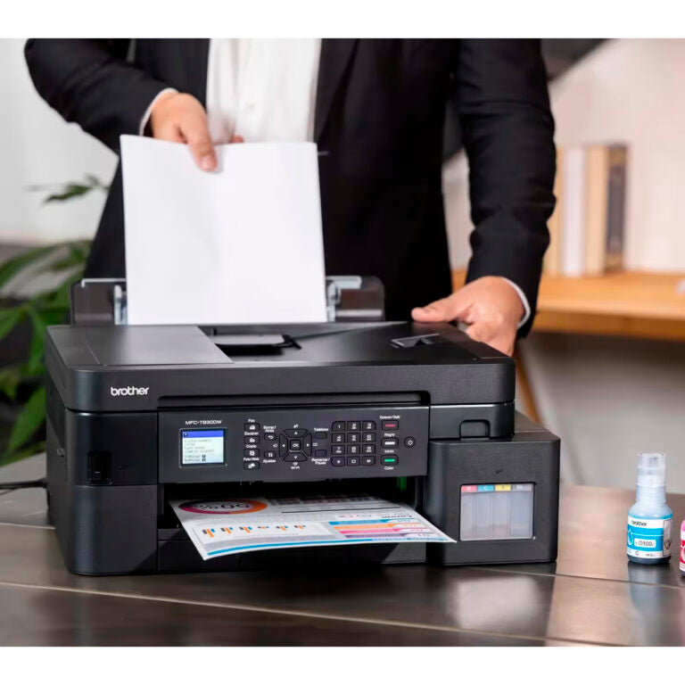 Impresora Multifuncional Brother MFC-T930DW Tanque de Tinta a Color WiFi ADF Dúplex