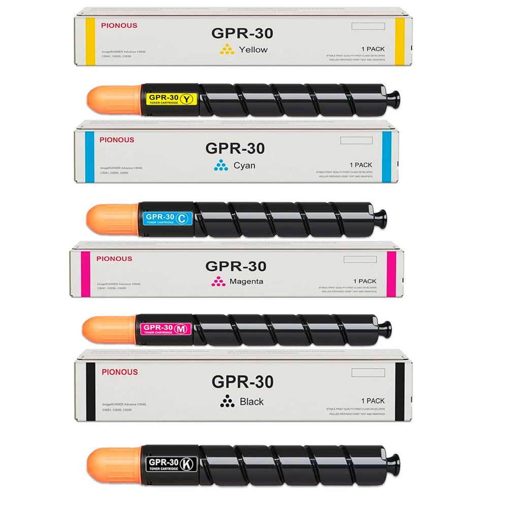 Kit de Toner GPR-30 Compatible BK, Cyan, Yellow, Magenta