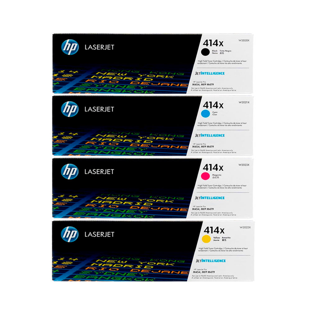 Kit de Toner HP 414X M454/M479 Laser CMYK