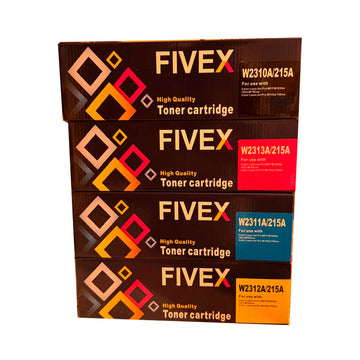 Kit de Toner Fivex 215A CMYK M155a, M182nw, M183fw