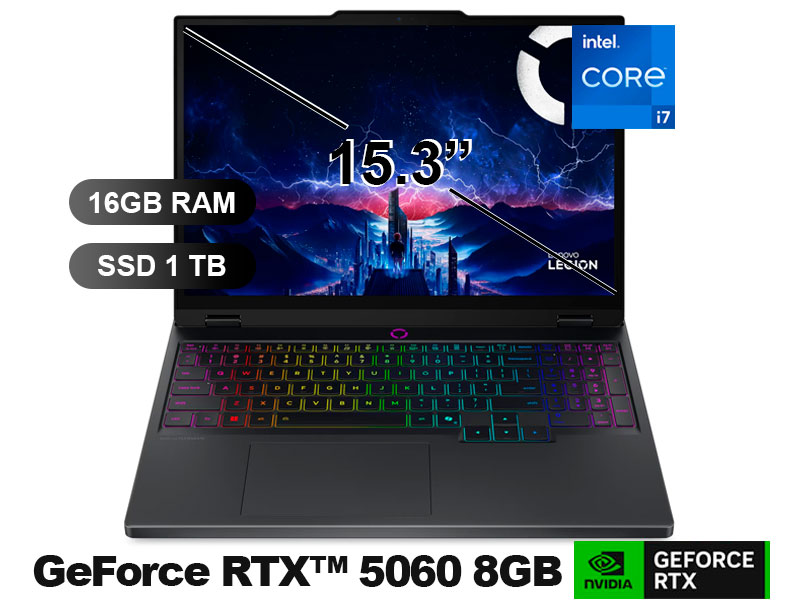 Laptop Lenovo Legion 5 15IRX10 AI Intel Core i7-13650HX 16GB 1TB SSD RTX 5060 8GB 15.3″