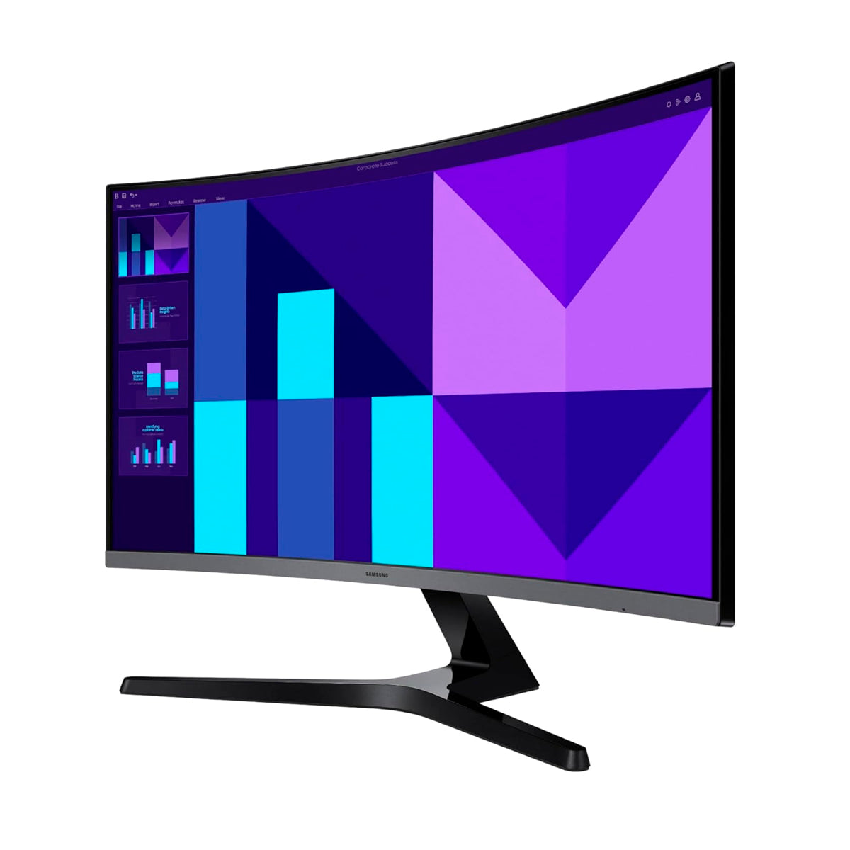 Monitor Curvo Samsung 27" Full HD LS27D390GANXZA 4MS 100HZ
