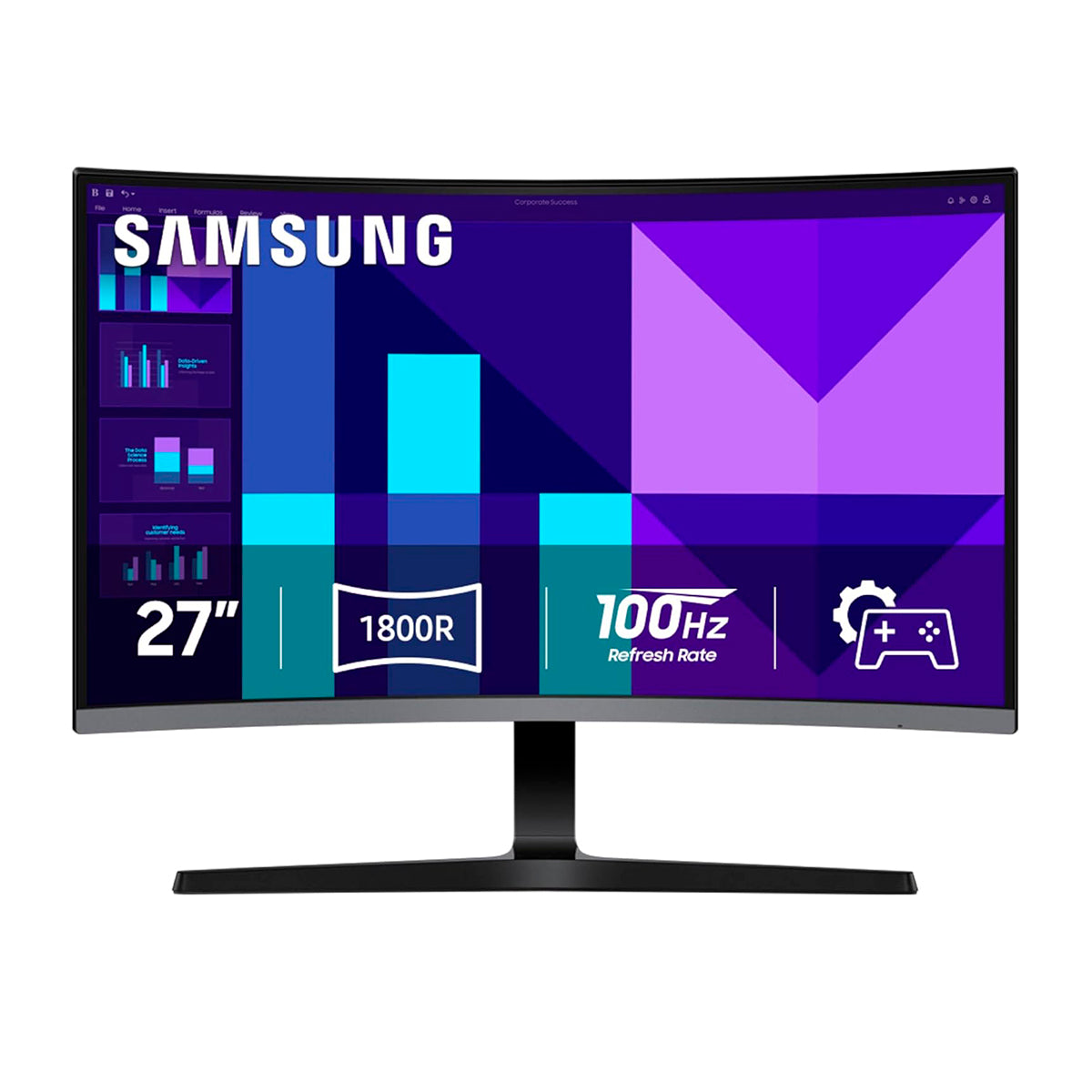 Monitor Curvo Samsung 27" Full HD LS27D390GANXZA 4MS 100HZ