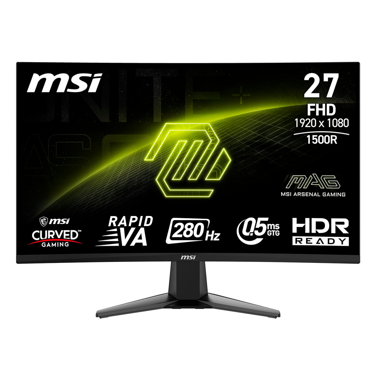 MSI MAG 276CXF 27″ Curvo FHD 280Hz 0.5ms | Monitor Gamer MSI