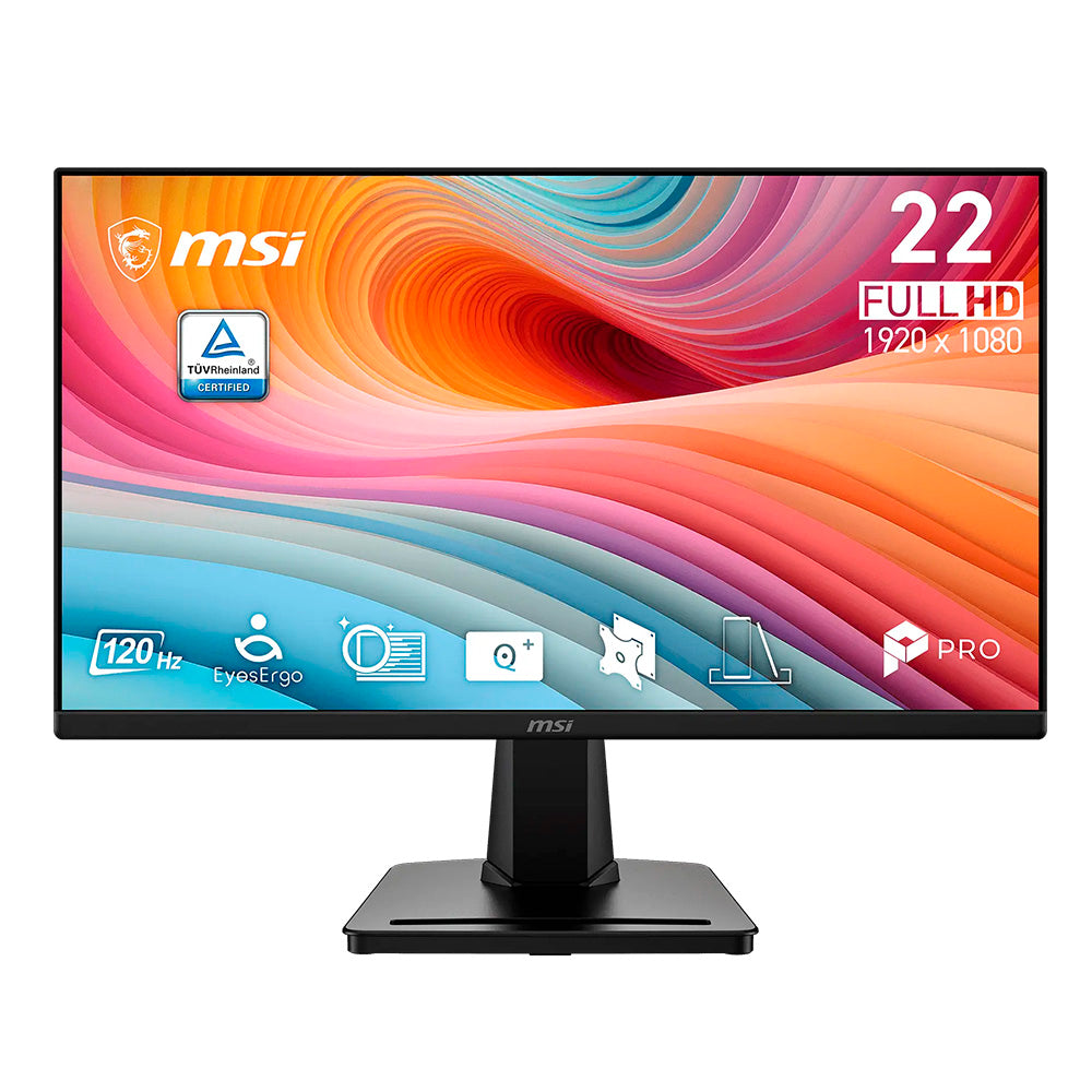 Monitor MSI PRO MP225 E12L 22″ Full HD IPS 120Hz 1ms HDMI VGA
