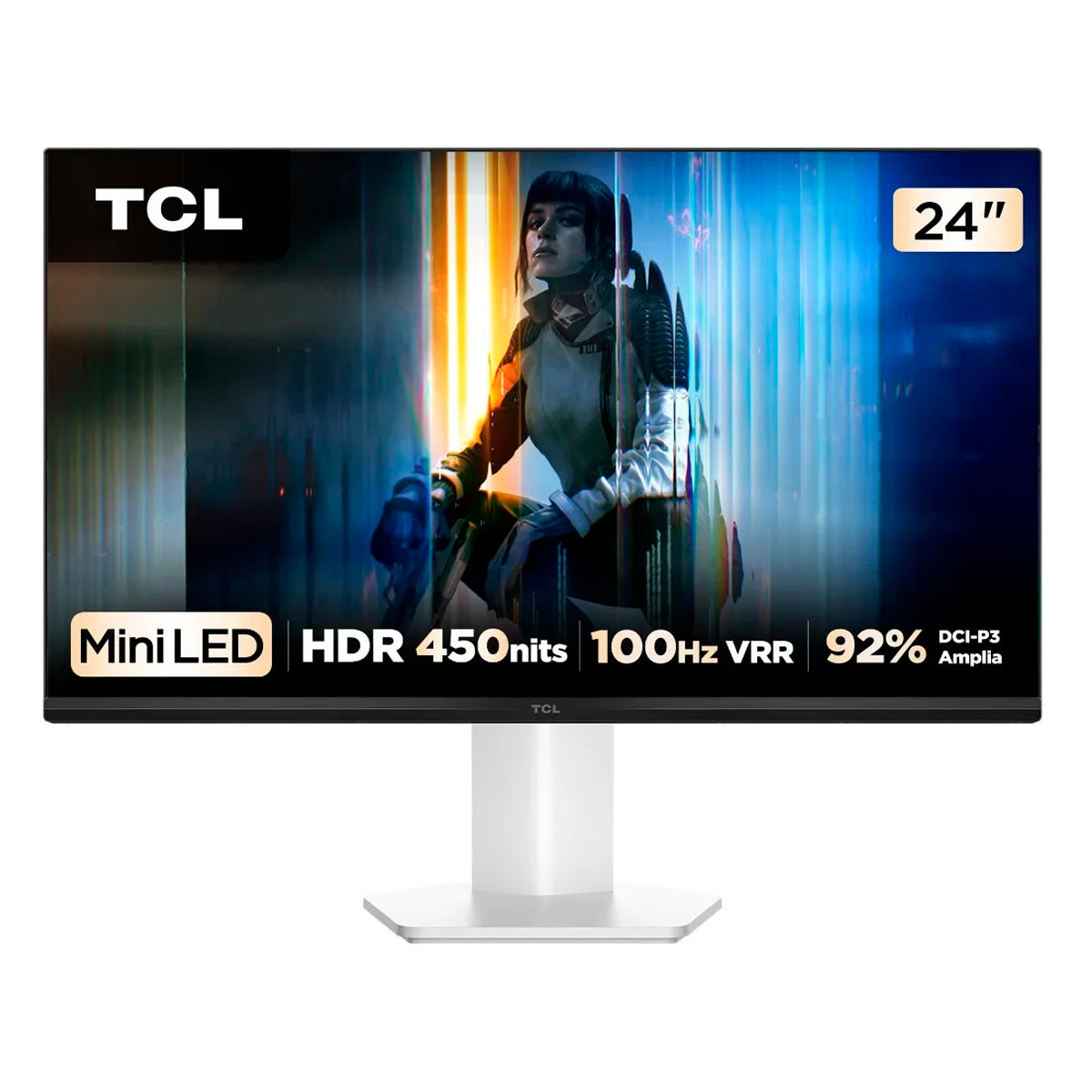 Monitor TCL 24G54 FHD Mini LED 100Hz White