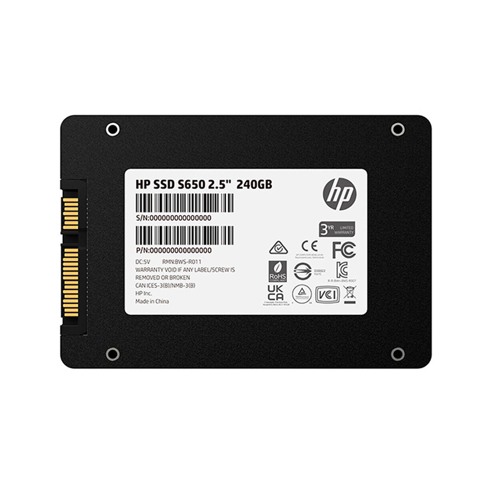 SSD Sata 2.5 Solido HP S600 240GB ( 4FZ33AA#ABC )