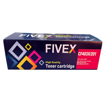 Toner Compatible FIVEX 201X Magenta CF403X Para M252, MFP M277