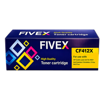 Toner Compatible Fivex 410X Yellow (CF412X) LaserJet M477/M478/M452 5000 Pag.