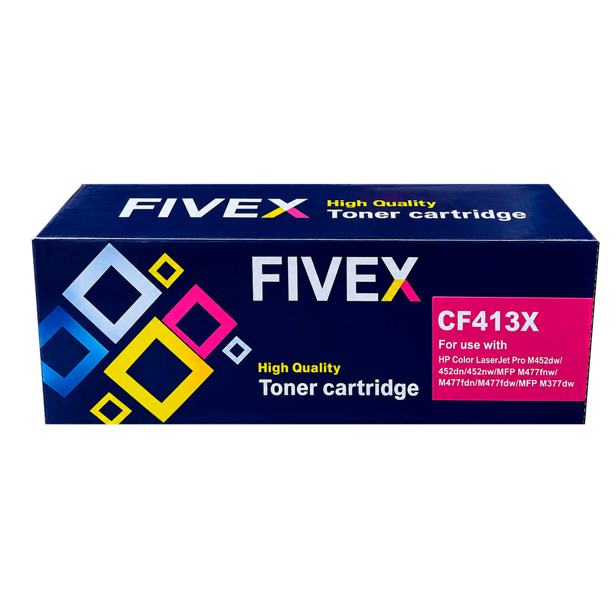 Toner Compatible Fivex 410X Magenta (CF413X ) LaserJet M477/M478/M452 5000 Pag.