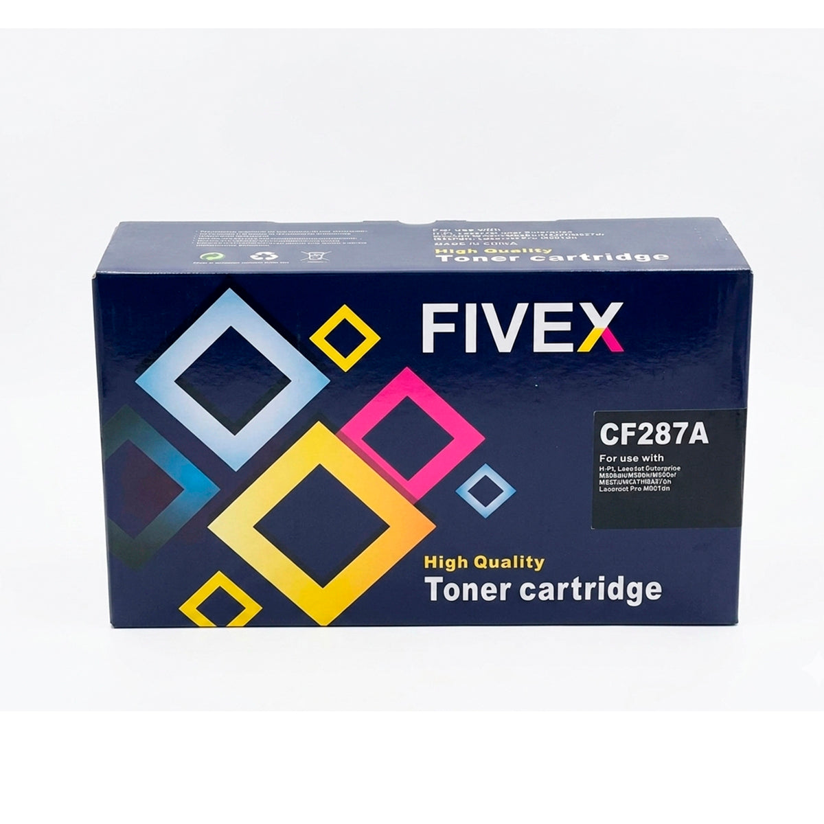 Toner FIVEX Compatible HP 87A CF287A Negro para LaserJet M506 M527 Alto Rendimiento