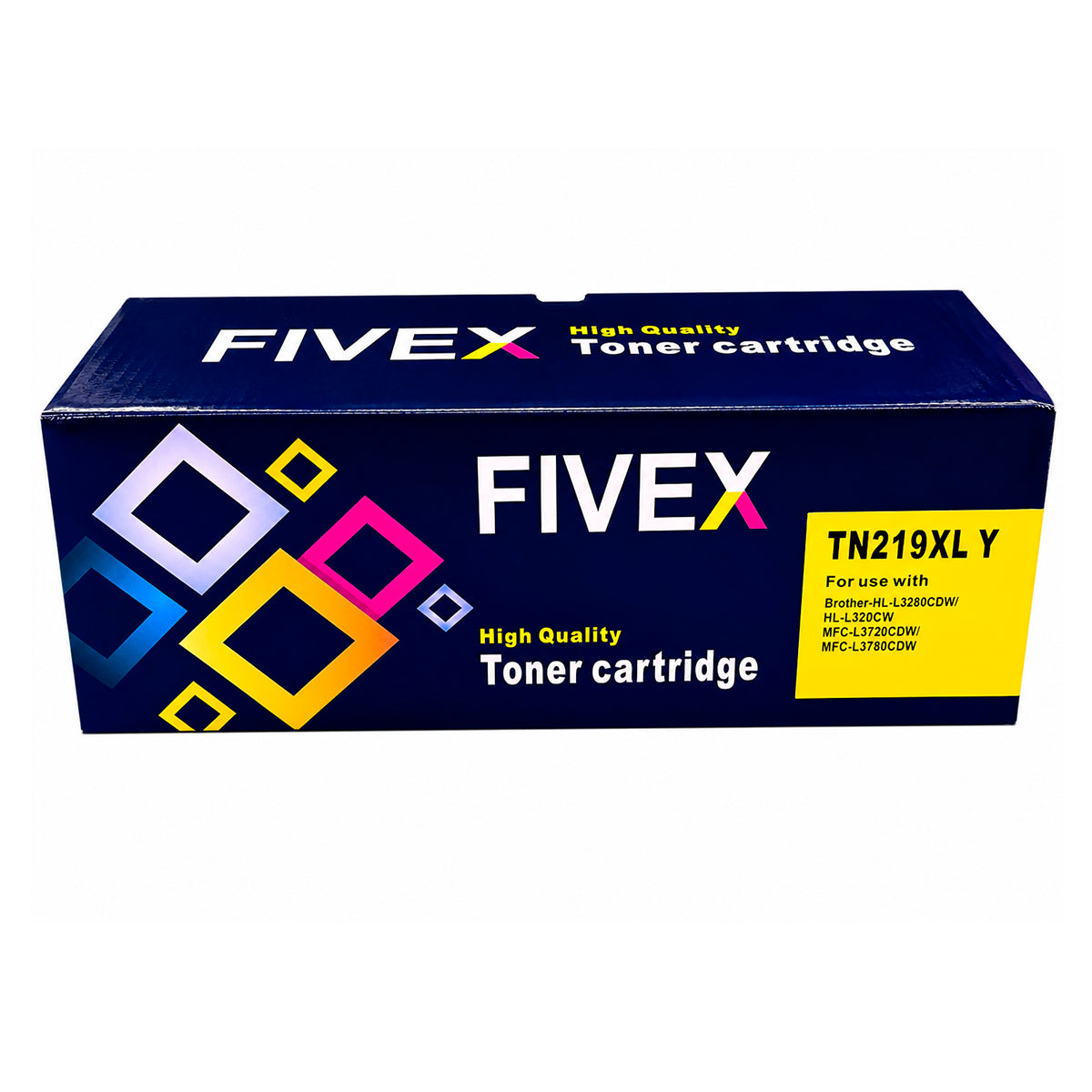 Toner Compatible TN-219XLY Yellow DCP-L3560CDW MFC-L3760CDW 2300 Paginas