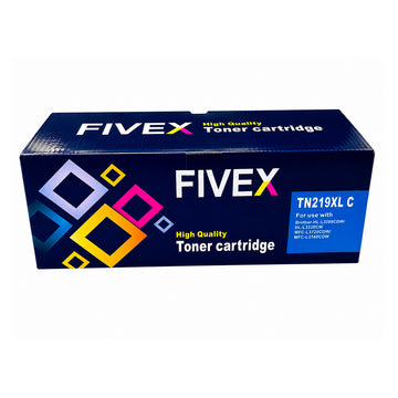 Toner Compatible TN-219XLC Cyan DCP-L3560CDW MFC-L3760CDW 2300 Pag