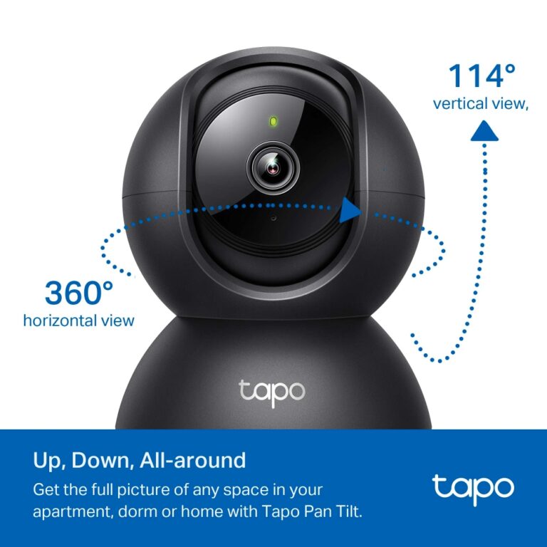 Cámara de Seguridad Wi-Fi TP-Link Tapo C201 2MP (360° Pan-Tilt)