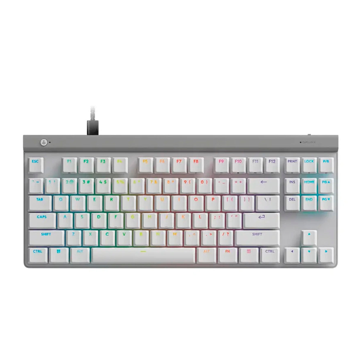 Teclado Gamer Logitech G515 TKL (920-012869) — Mecánico, LED RGB, Blanco
