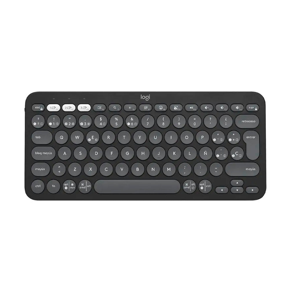 Teclado Logitech Pebble 2 K380s Bluetooth Inalámbrico Graphite (920-011783)