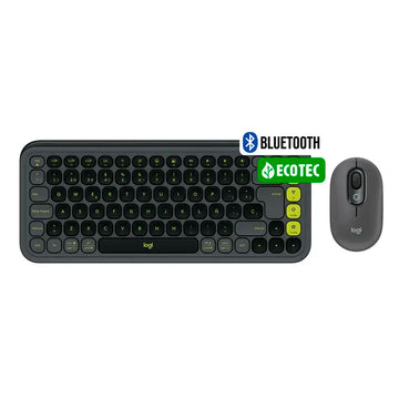 Teclado + mouse Logitech POP ICON COMBO Graphite